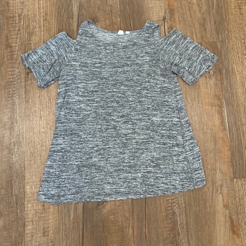 Gap space dyed cold shoulder top